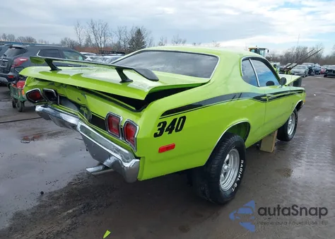 1973 Dodge Dart z USA, uszkodzony, nr VIN 0000LL29G3B307220